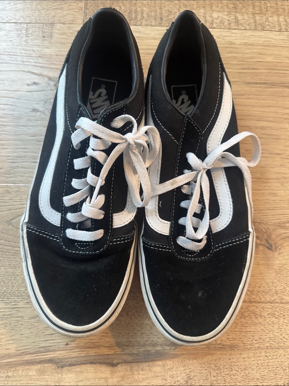 Vans Black and White Men's Skate Sneakers